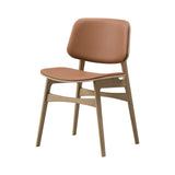 Soborg Chair: Front Upholstered + Lacquered Oak