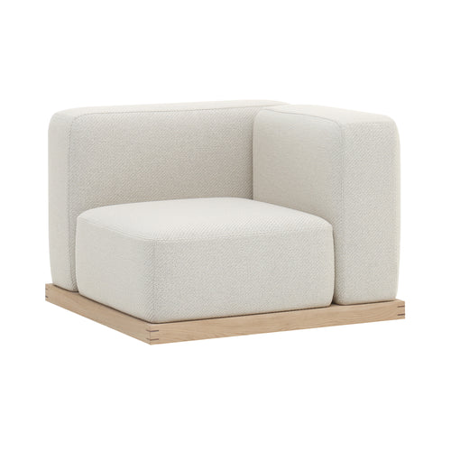 Sofa Modules N-S02: Pure Oak + Arm Sofa - Left