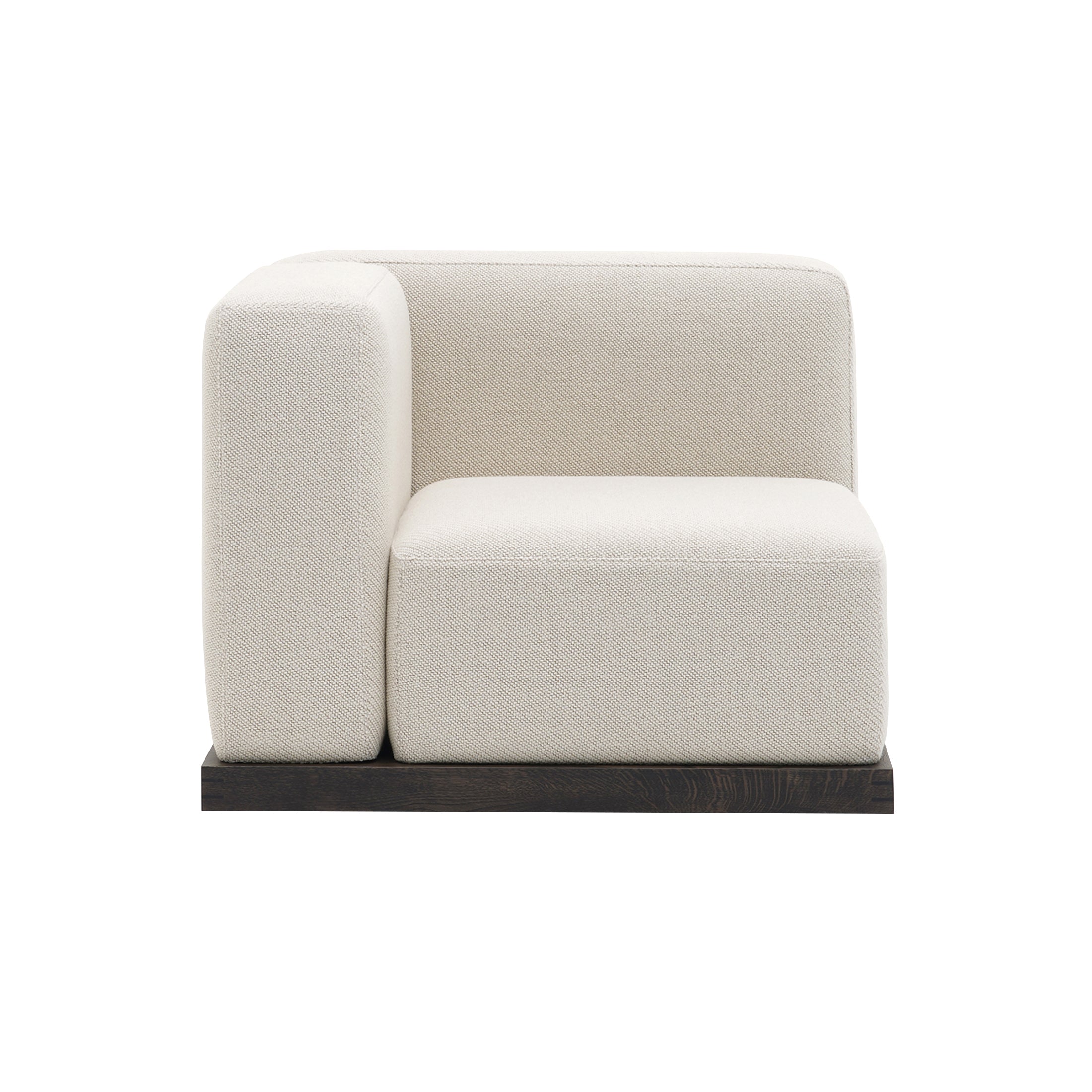 Sofa Modules N-S02: Smoked Oak + Arm Sofa - Right