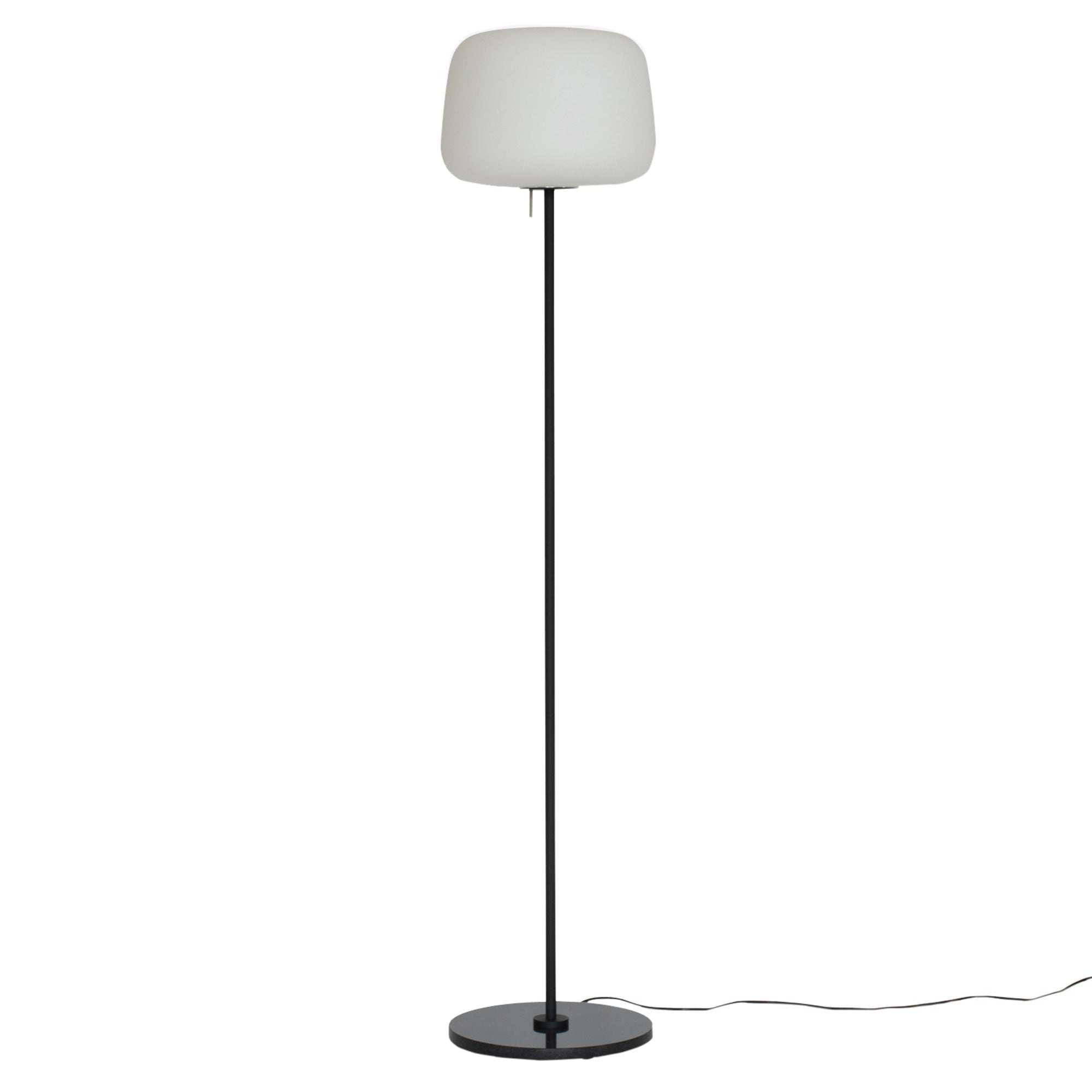 Soft Floor Light: Black + Black Granite