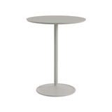 Soft Café Table: Medium + Grey Linoleum + Grey