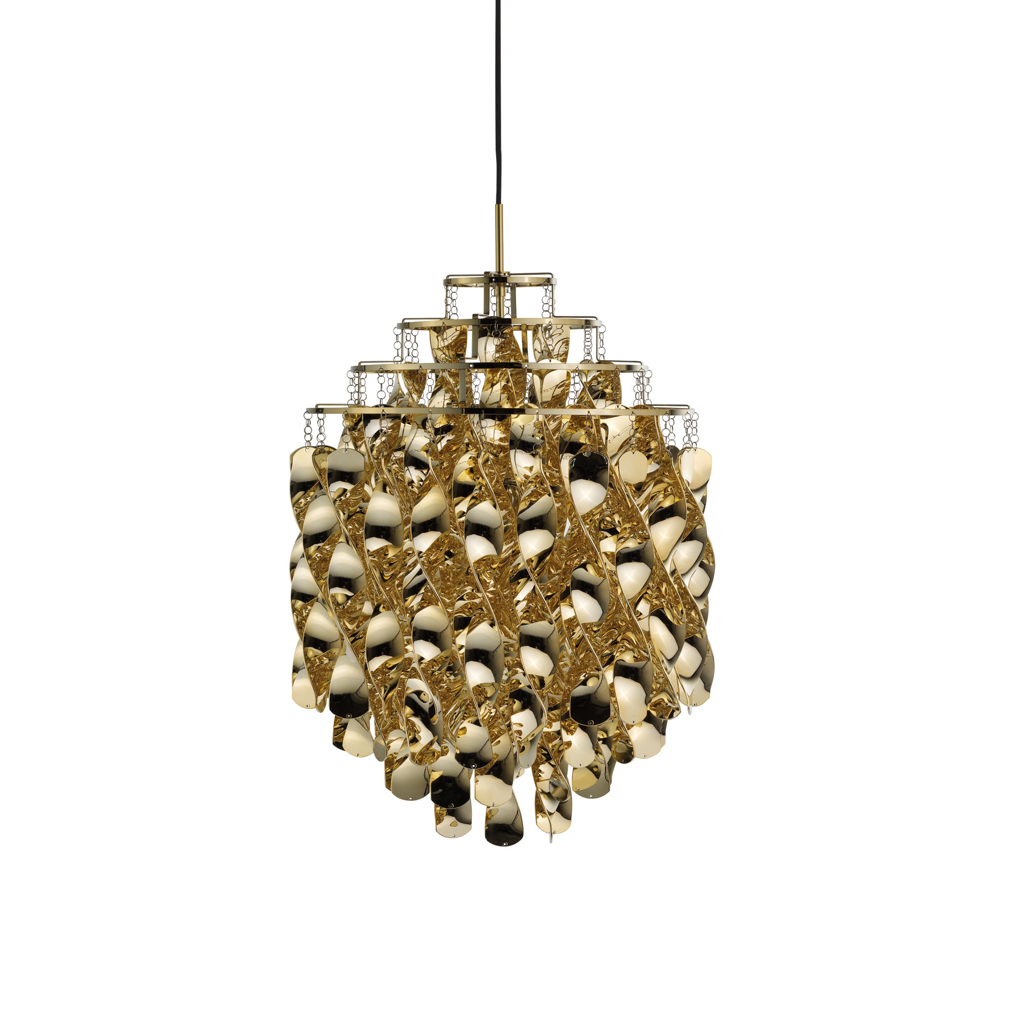 Spiral SP01 Pendant Light: Gold