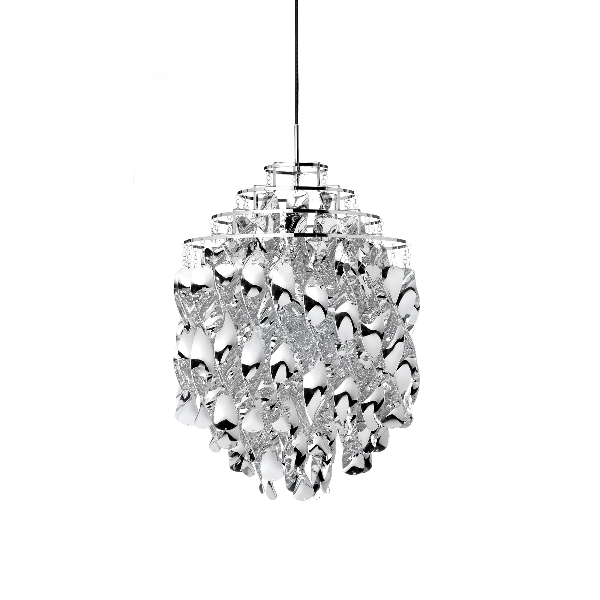 Spiral SP01 Pendant Light: Silver