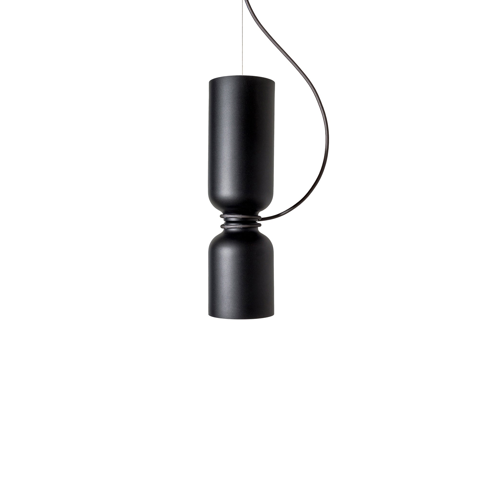 Spotlight Volumes Pendant Light: C+D + Black