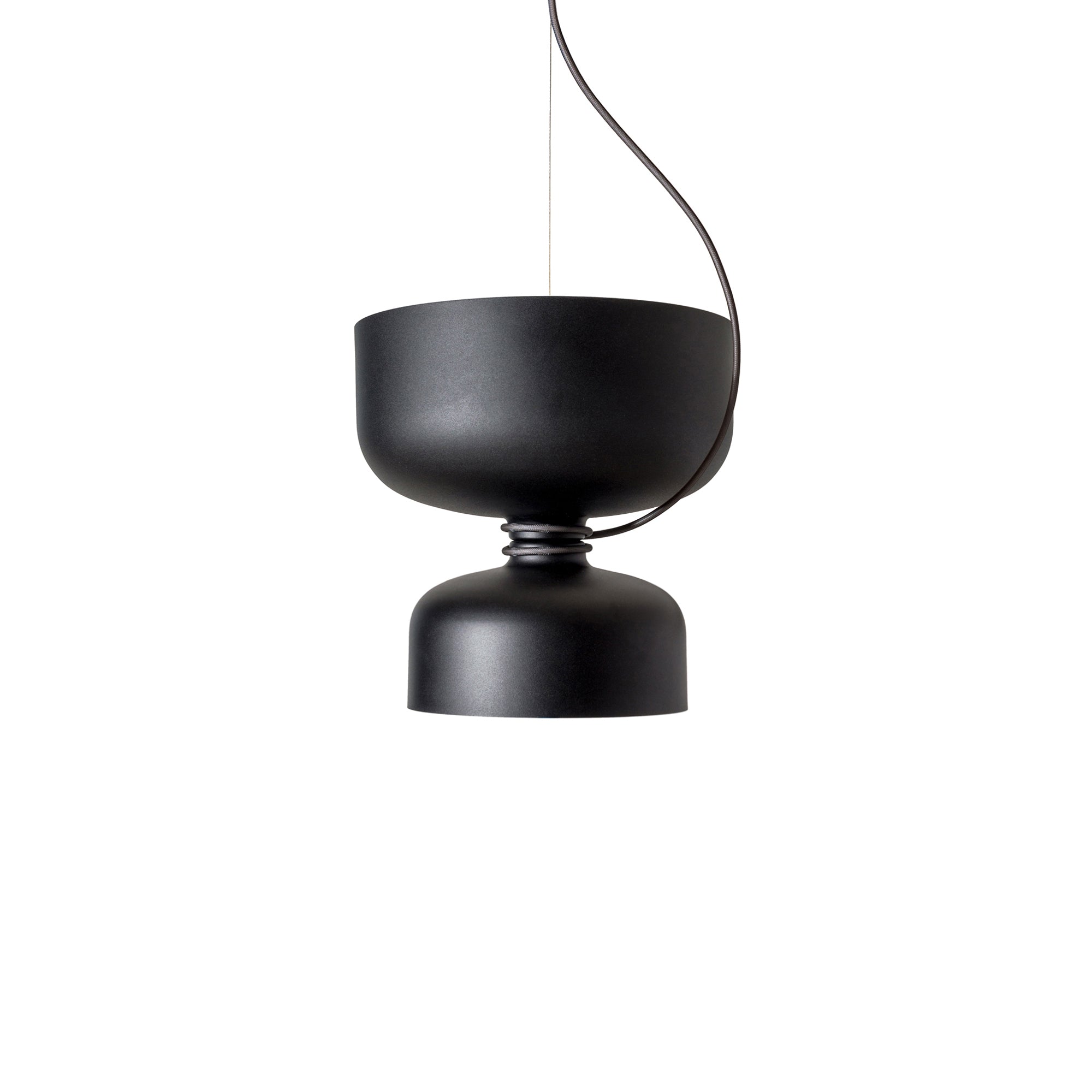 Spotlight Volumes Pendant Light: A+B + Black