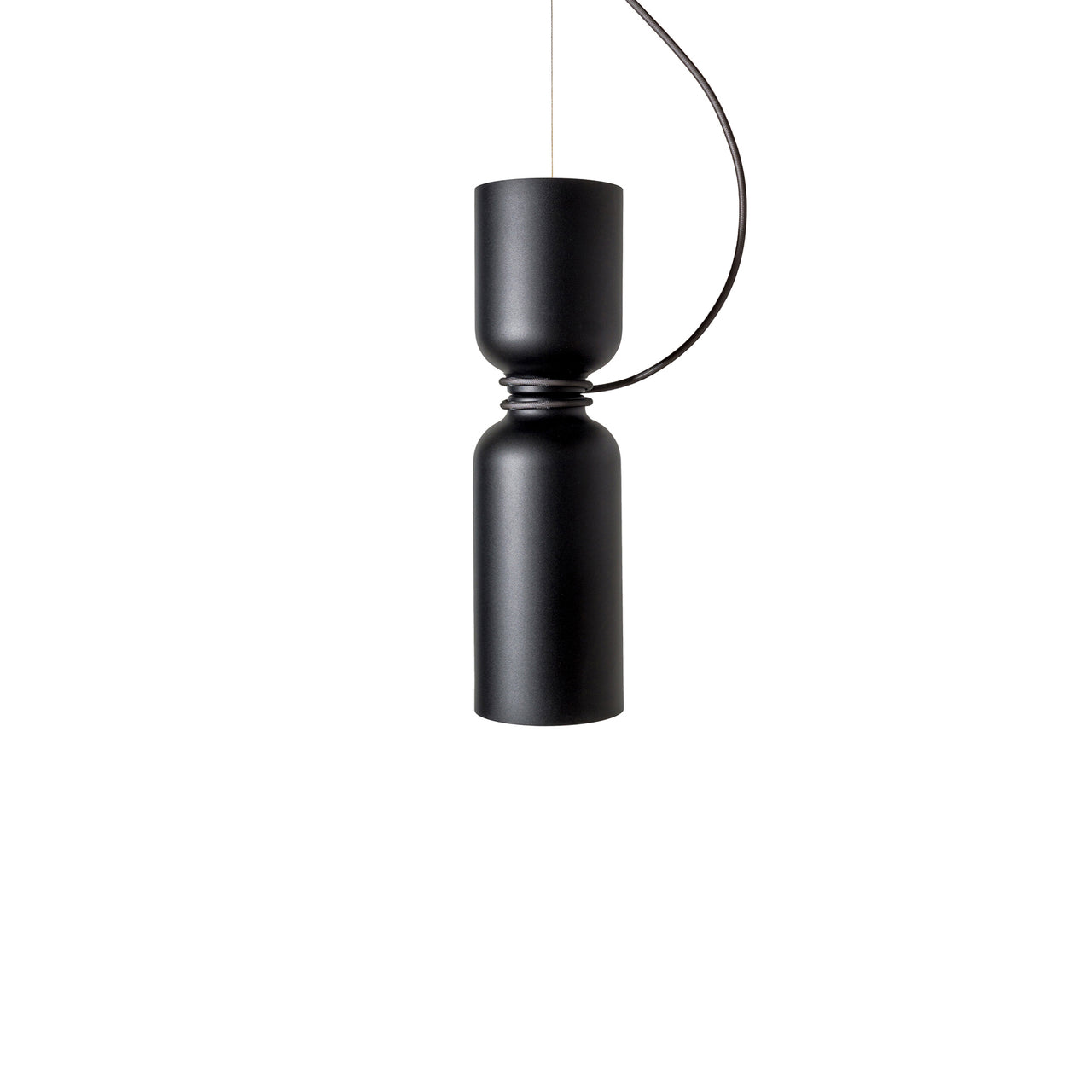 Spotlight Volumes Pendant Light: D+C + Black