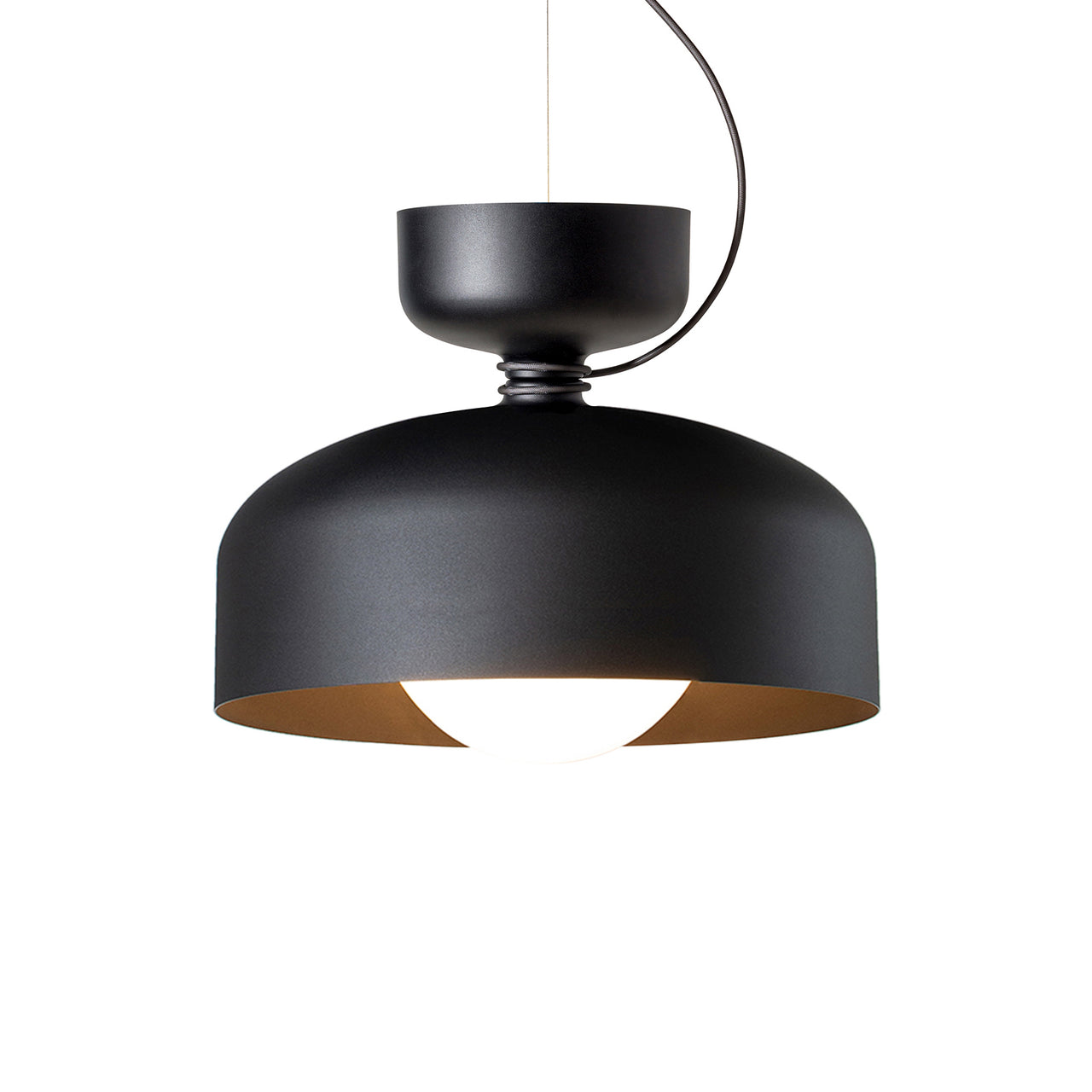 Spotlight Volumes Pendant Light: E+A + Black
