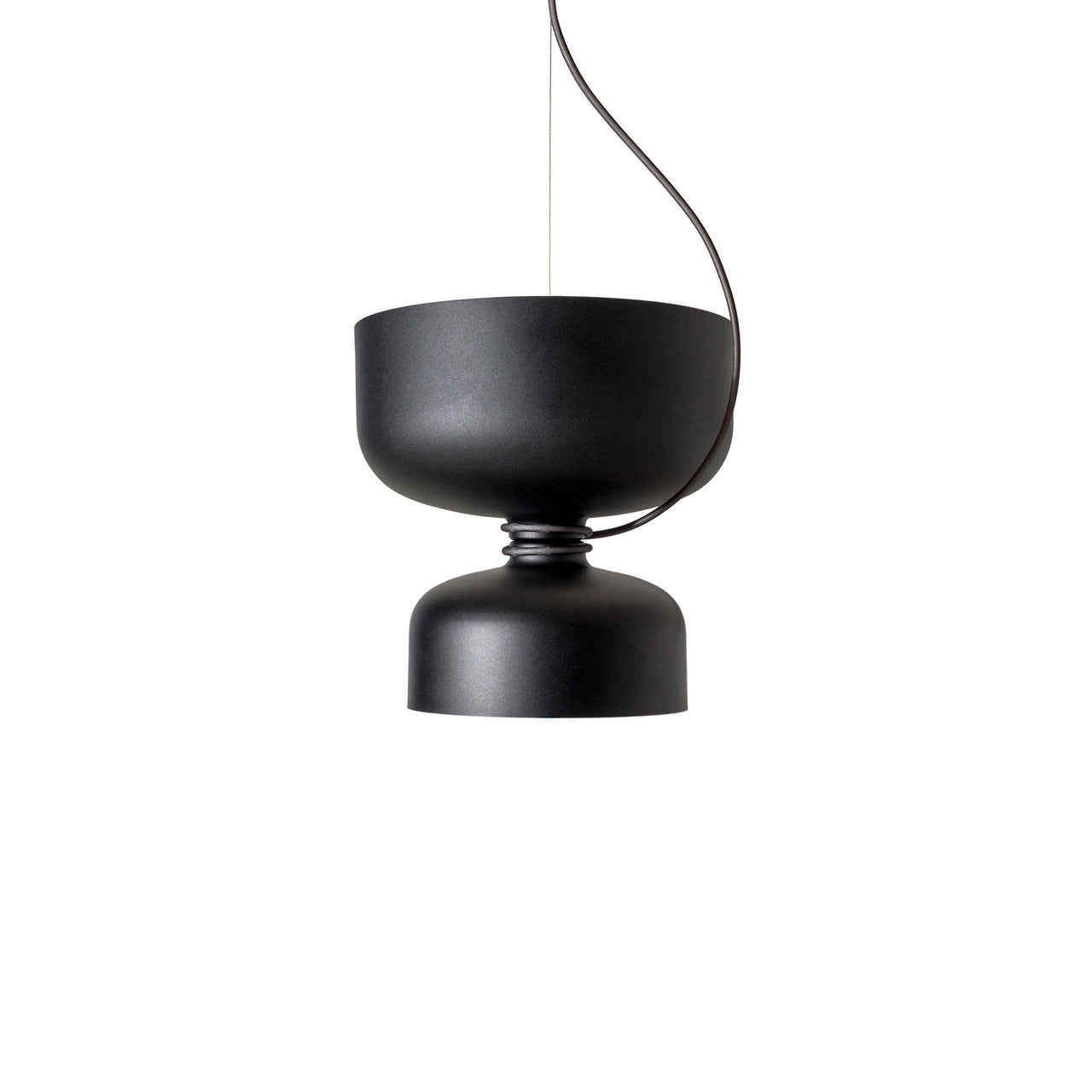 Spotlight Volumes Pendant Light: A+B + Black