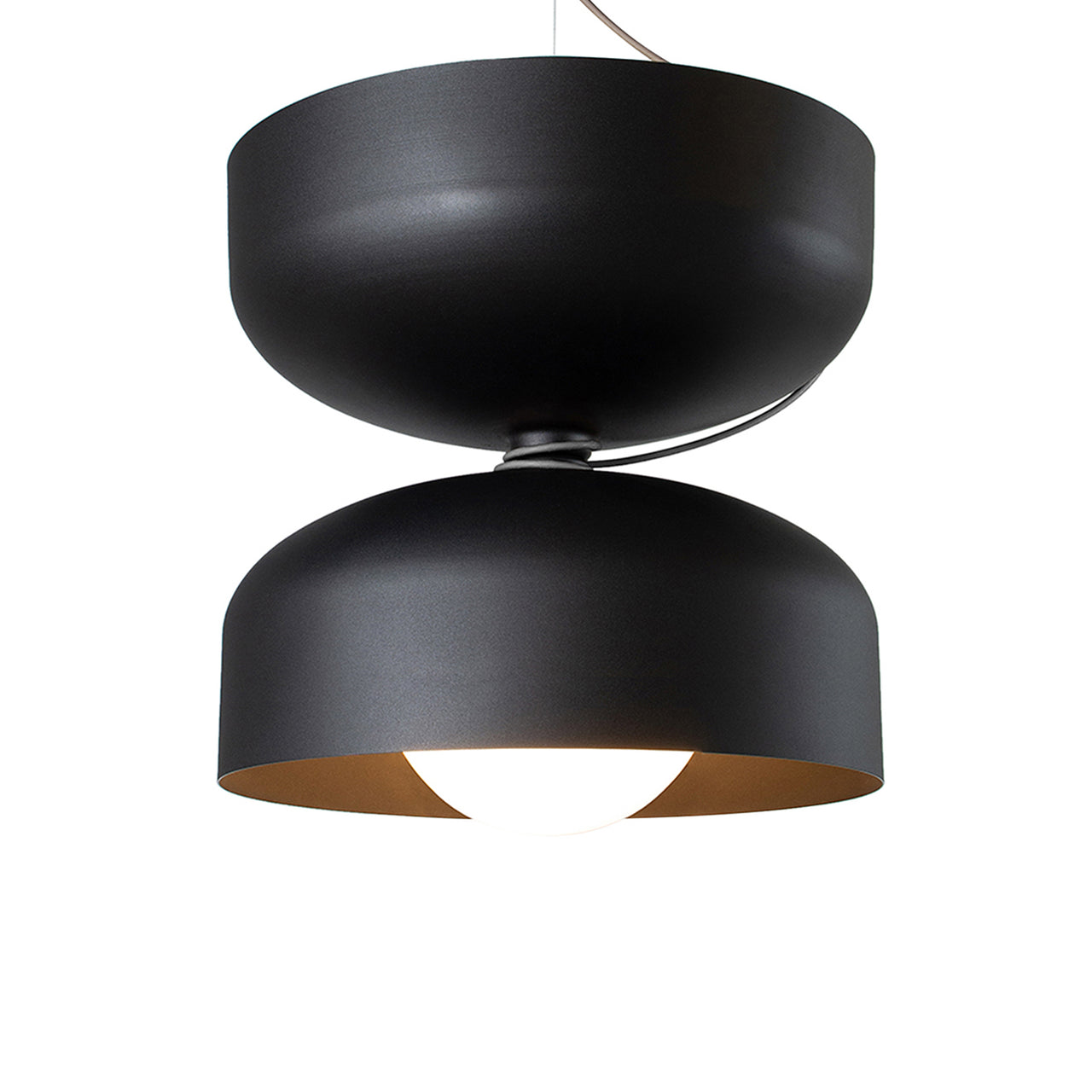 Spotlight Volumes Pendant Light: E+E + Black