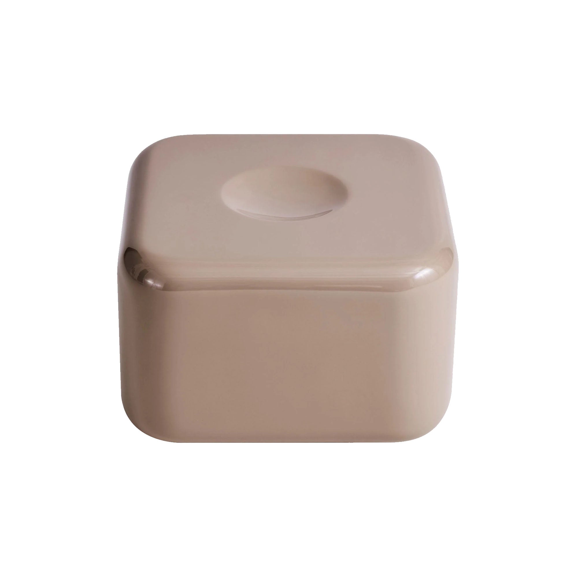 Square Module Coffee Table: Brown