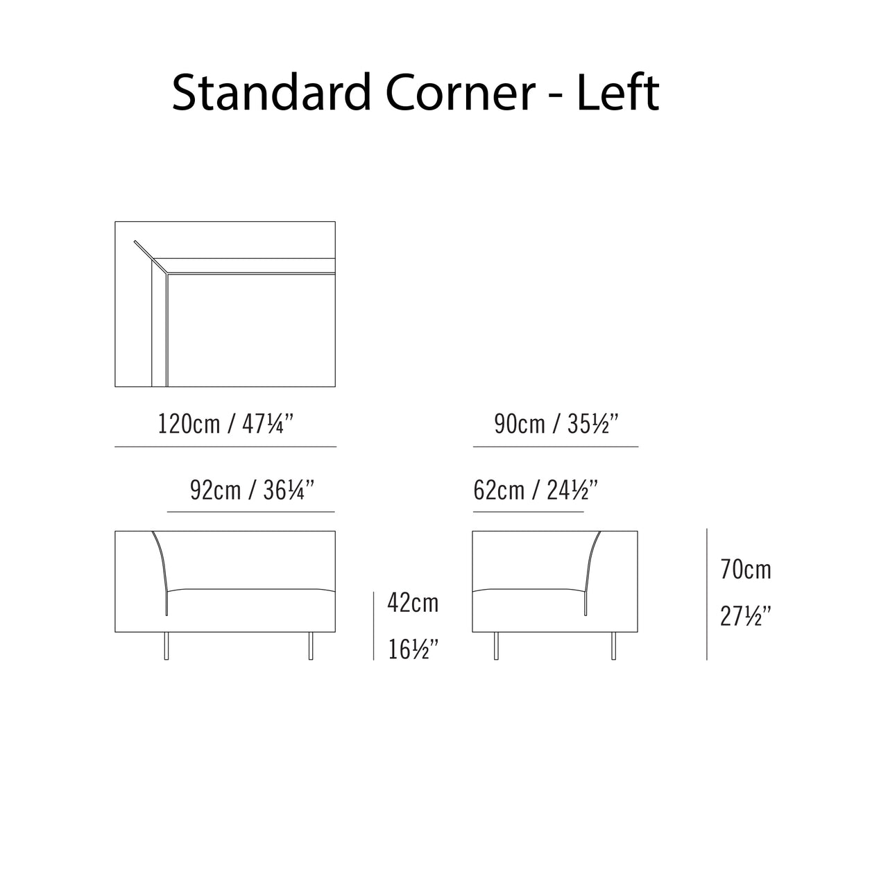 Endless Sectional Sofa: Standard