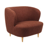 Stay Lounge Chair Large: Wood Base + Semi Matt Lacquered Oak