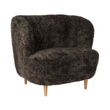 Stay Lounge Chair Large: Wood Base + Semi Matt Lacquered Oak
