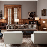 Stay Oval Sofa: Black Base + LS
