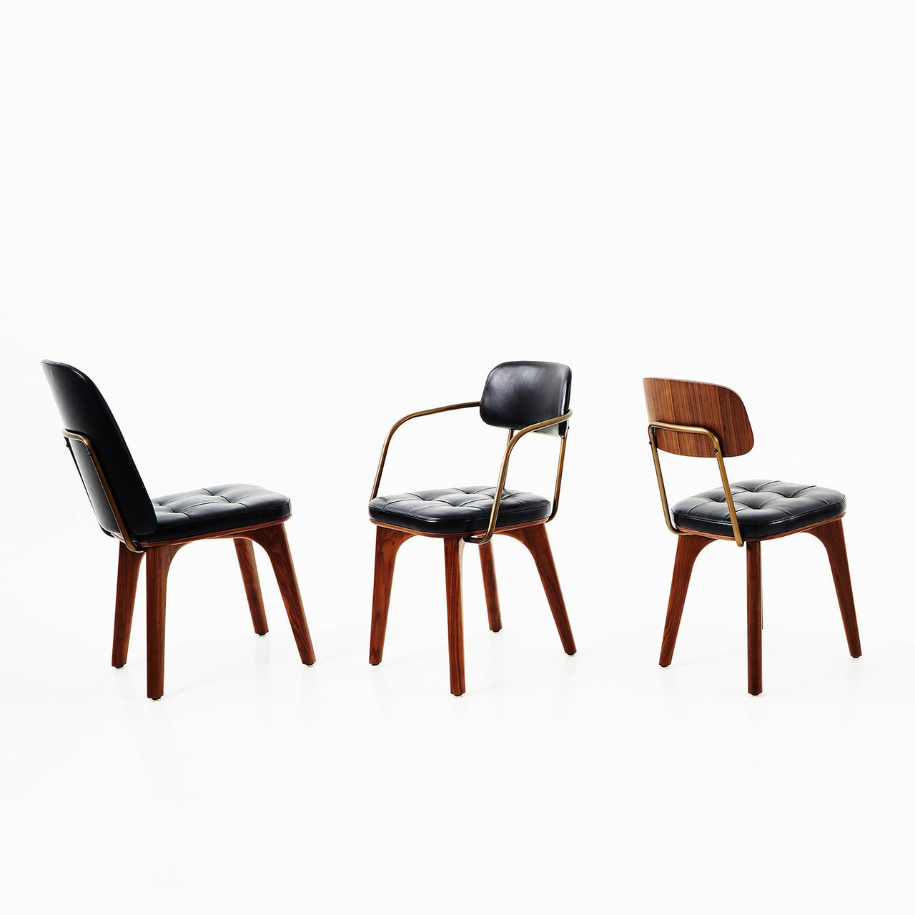 Utility Dining Armchair: Upholstered