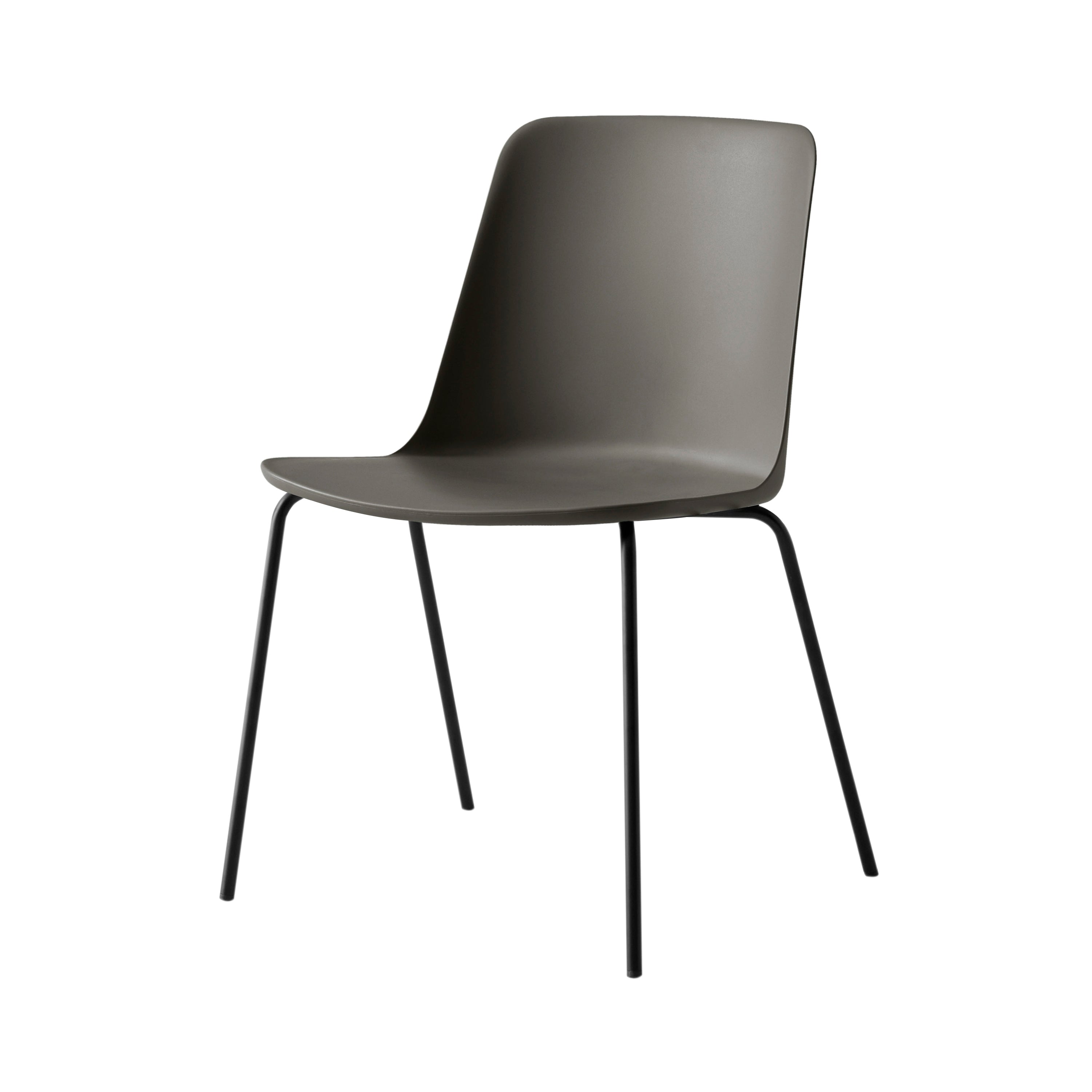 Rely Stacking Chair HW65: Stone Grey