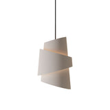 Croissant Pendant Light: Stone