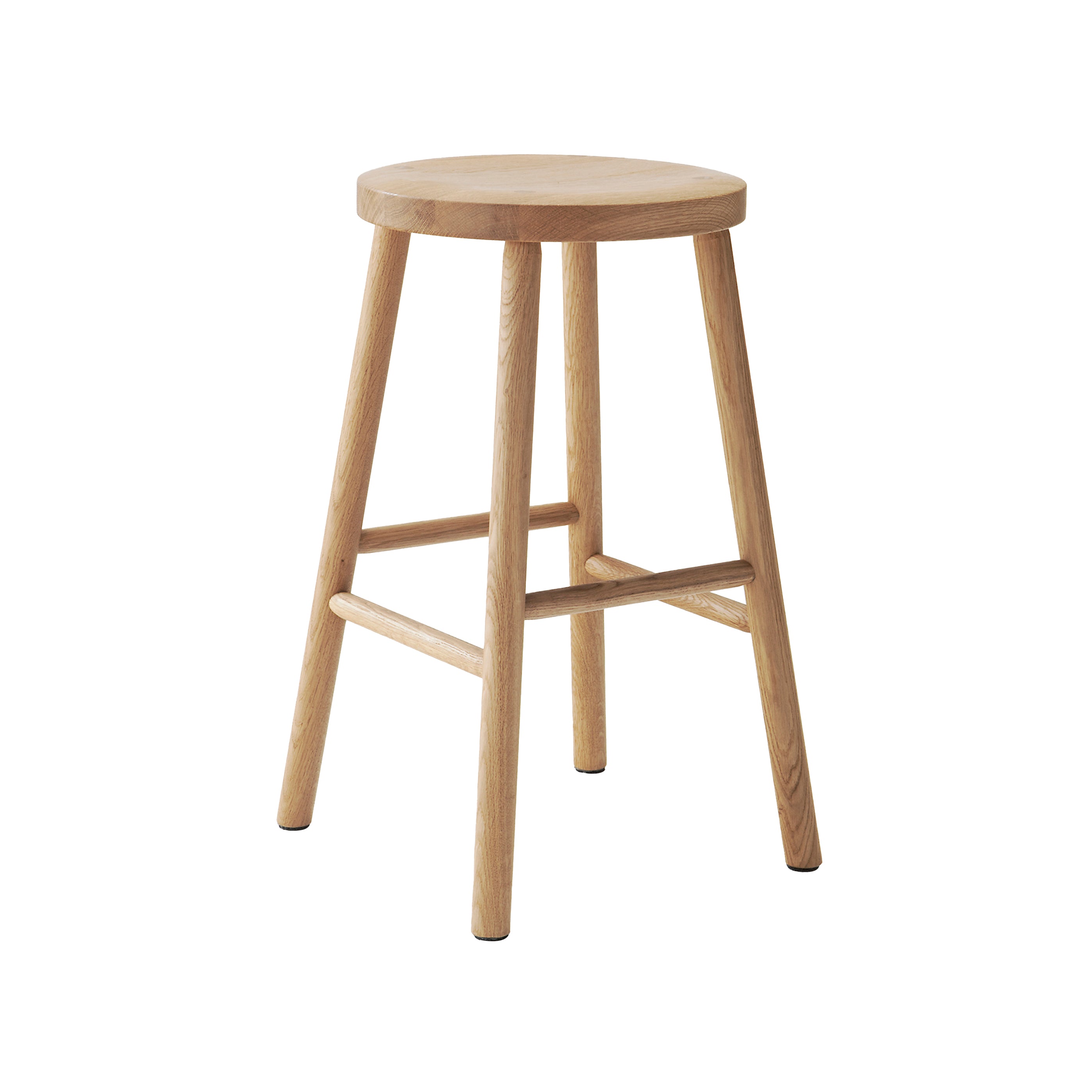 Storia Stool: Counter + Oak