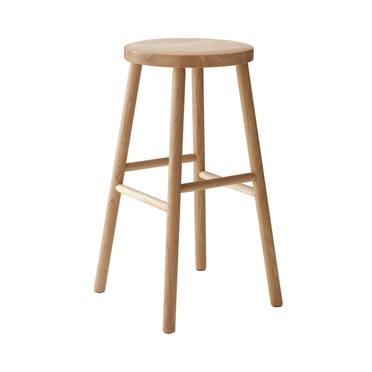 Storia Stool: Bar + Oak