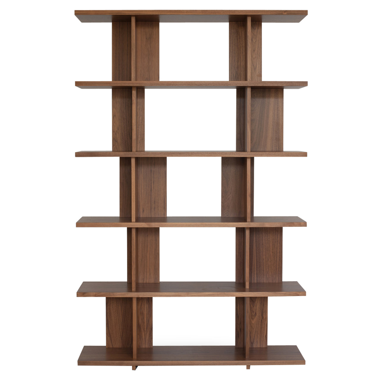 Strata Shelving System: High + Walnut