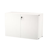 String System: Cabinet With Lock + White