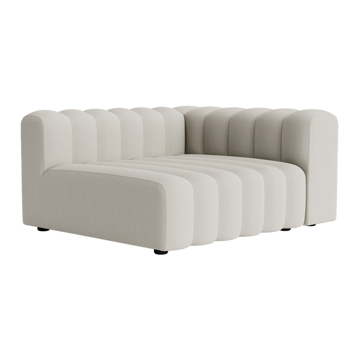 Studio Sofa Modules: Outdoor + Lounge  Large Right Armrest + Savane Whisper J349