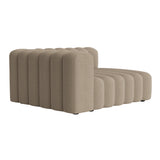 Studio Sofa Modules: Outdoor + Lounge  Large Right Armrest + Savane Coconut J233
