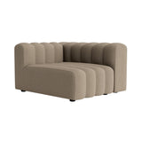 Studio Sofa Modules: Outdoor + Lounge  Medium Left Armrest + Savane Coconut J233