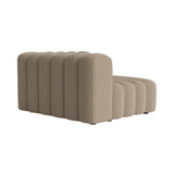 Studio Sofa Modules: Outdoor + Lounge  Medium Right Armrest + Savane Coconut J233