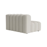 Studio Sofa Modules: Outdoor + Lounge Small Right Armrest + Savane Whisper J349