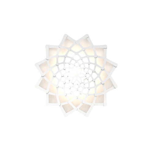 Sunflower Wall Light: Small + White