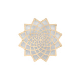 Sunflower Wall Light: Small + Bamboo