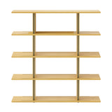 Stockholm Shelf: Composition 4 + Super-Matt Oak + Anodized Aluminum Bronze