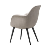 Swoon Dining Armchair: Black Lacquered