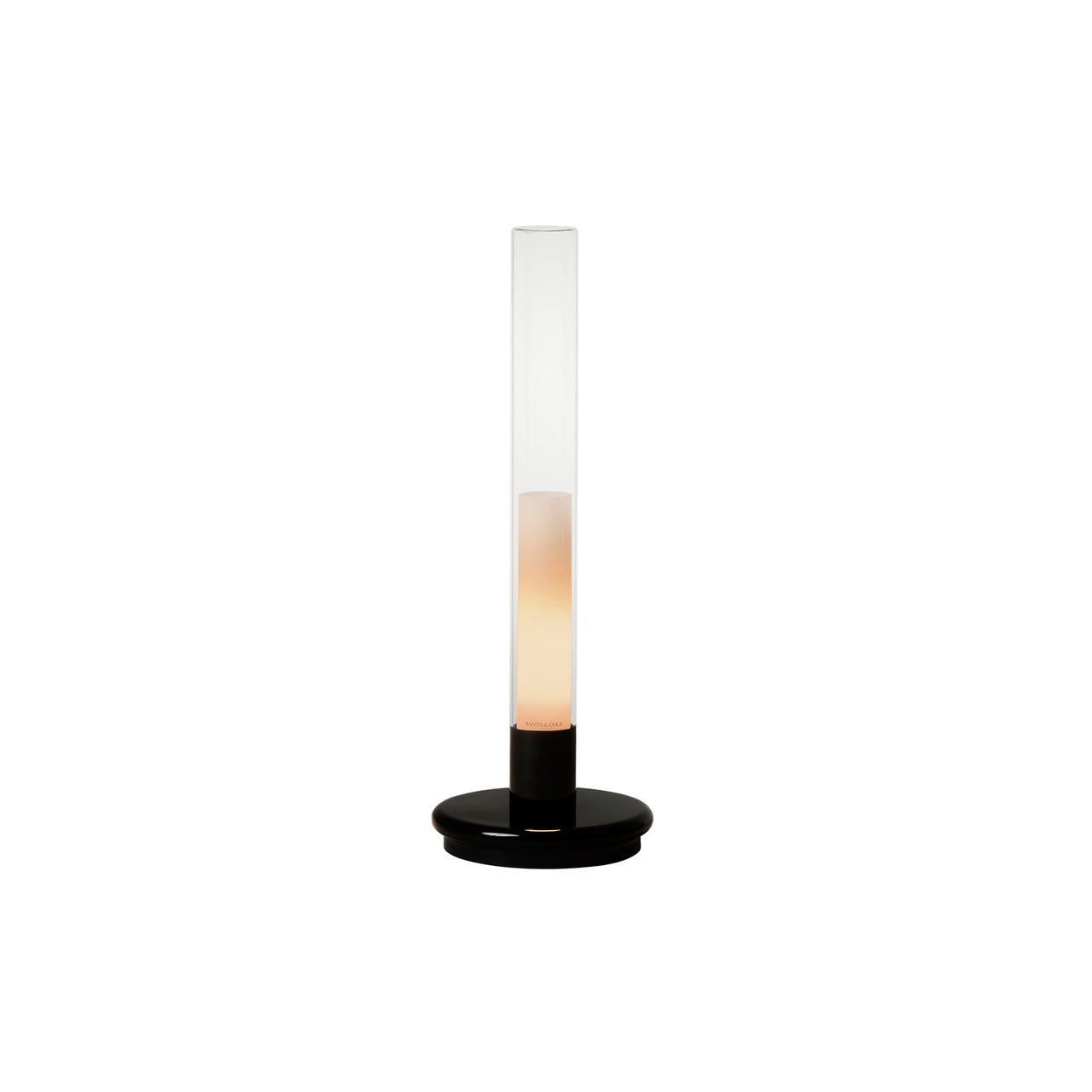Sylvestrina Portable Table Lamp: Quick Ship: Black