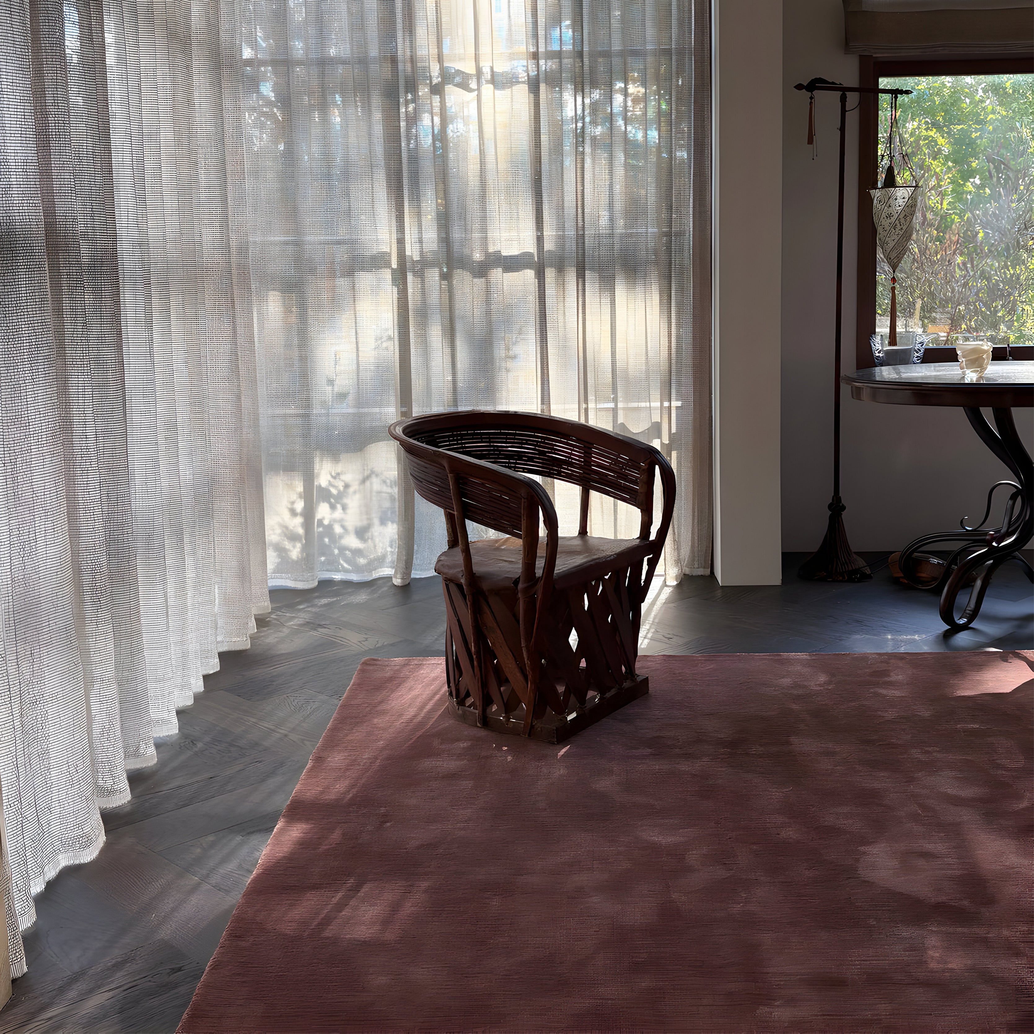 Bamboo Silk and Wool Rug