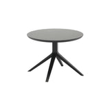 Scout Bistro Table: Black Oak + Low