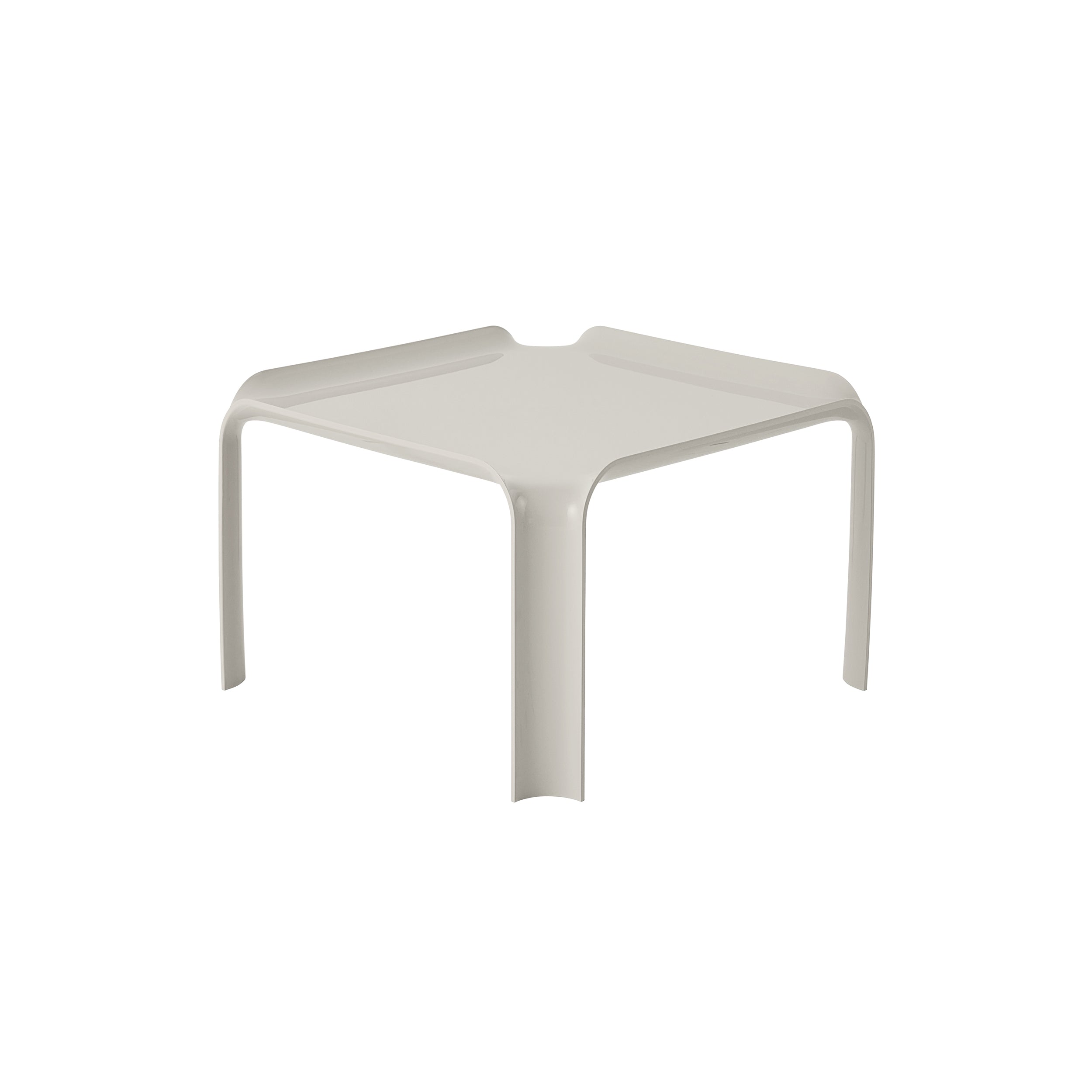 T877 Side Table: Alabaster White