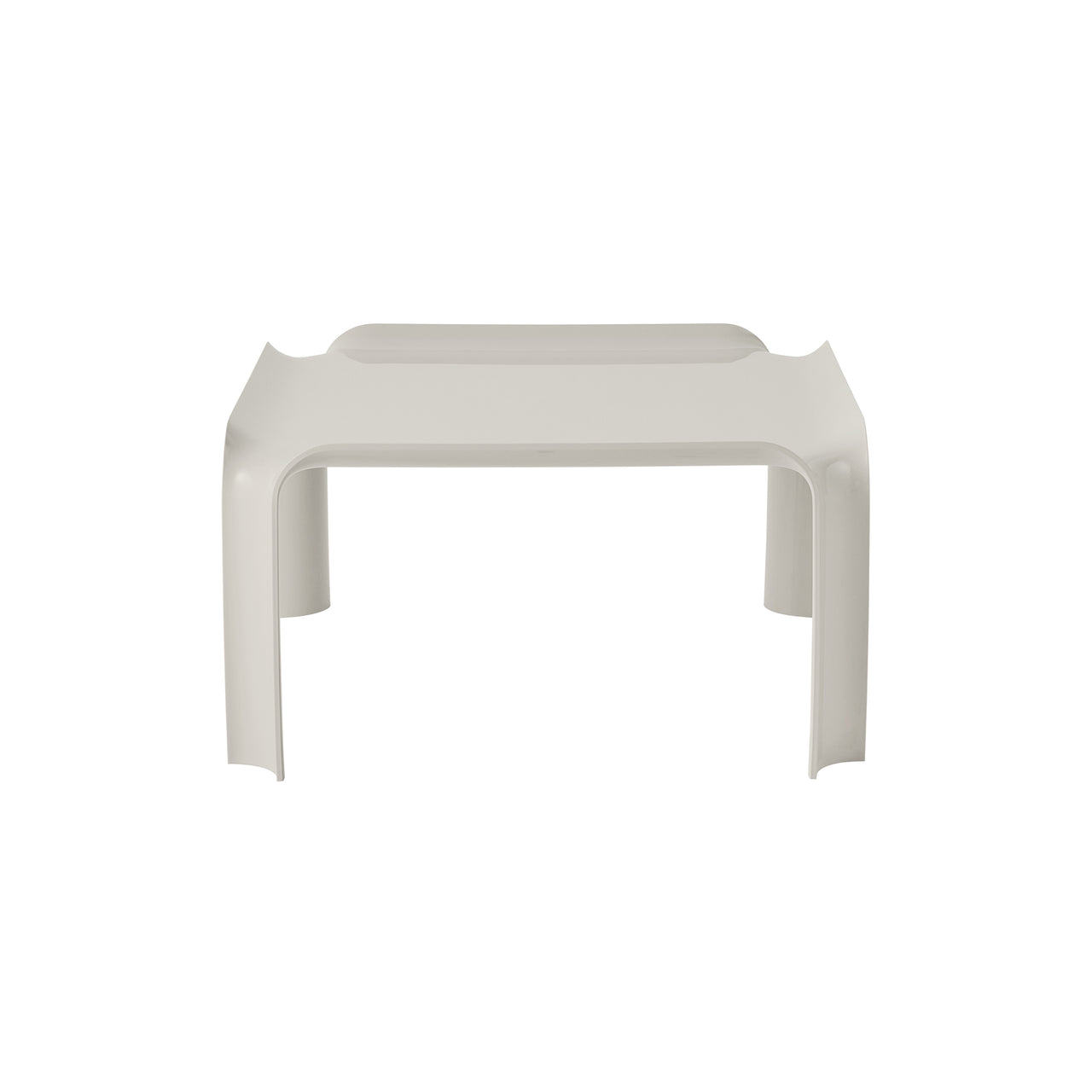 T877 Side Table: Alabaster White