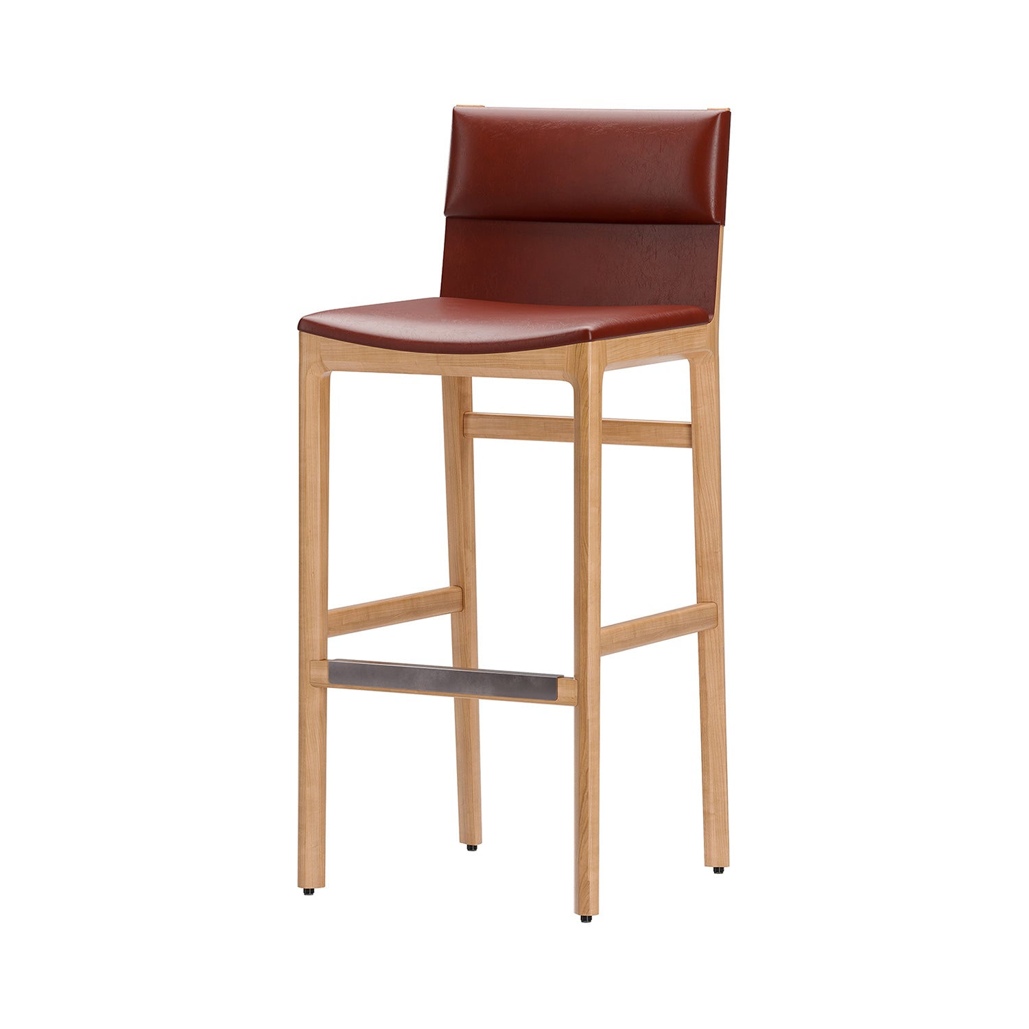 Taylor Bar + Counter Chair: Bar + Natural Oak