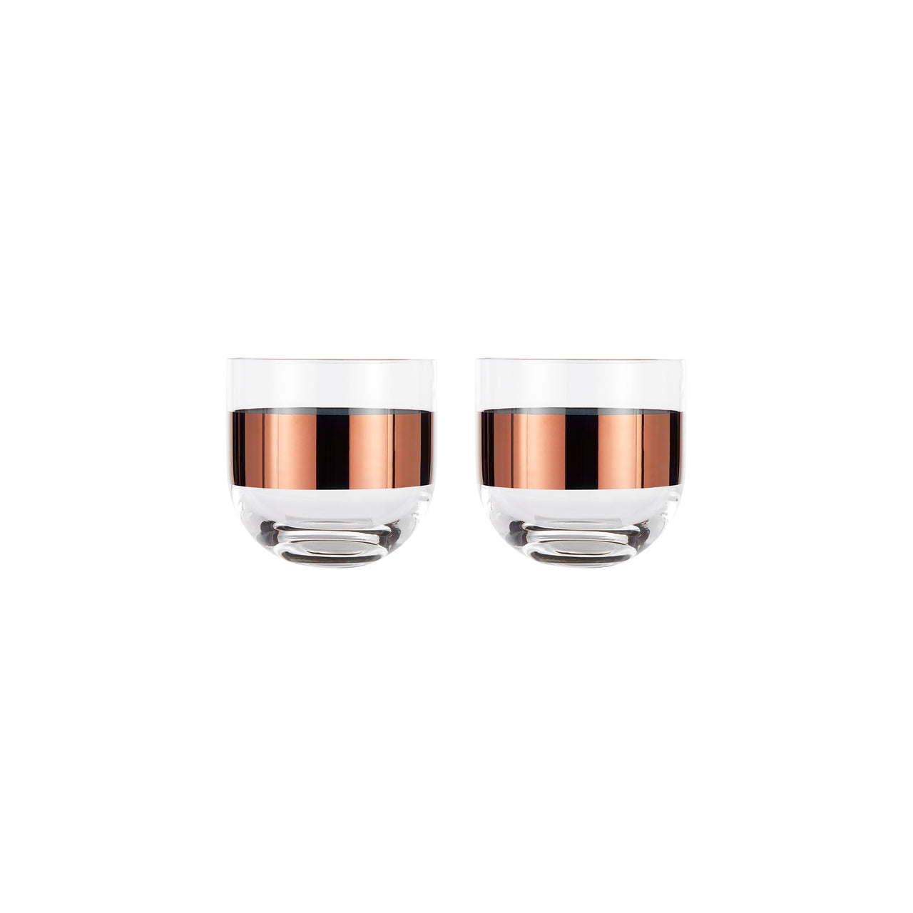 Tank Whiskey Glass Set: Copper