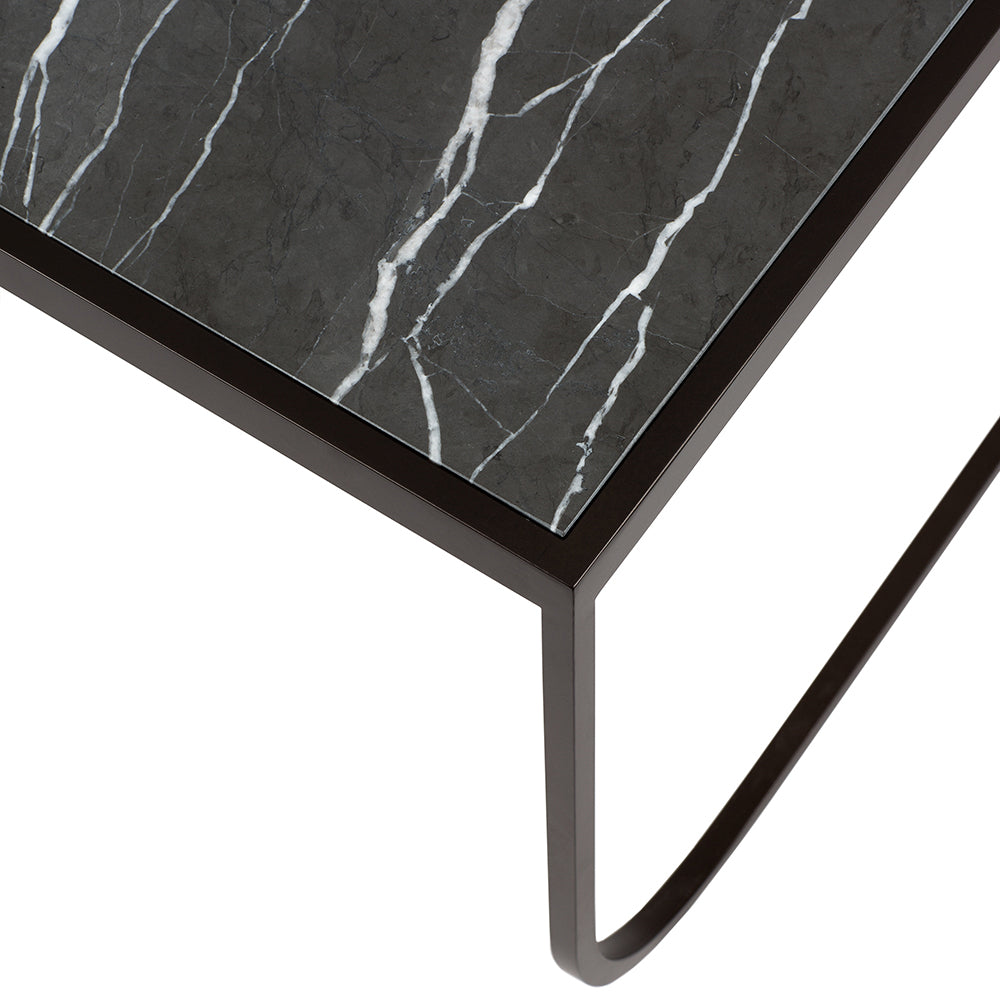 Tati Lounge Table: Large + Glass Top