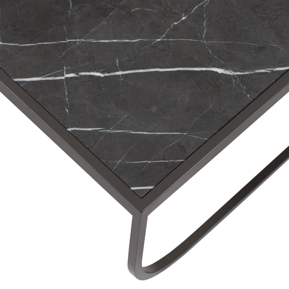 Tati Lounge Table: Large + Glass Top