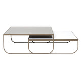 Tati Large Coffee Table: Marble Top