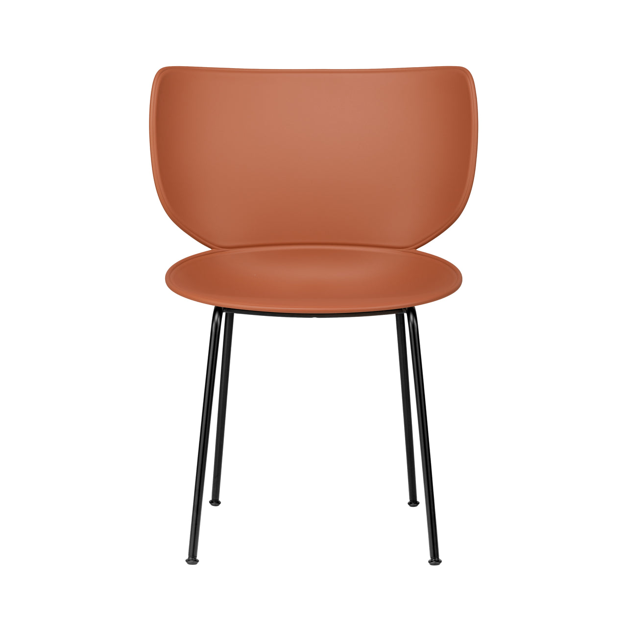 Hana Chair: Set + Black + Terracotta