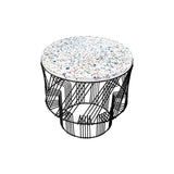 Terrazzo Side Table: Black