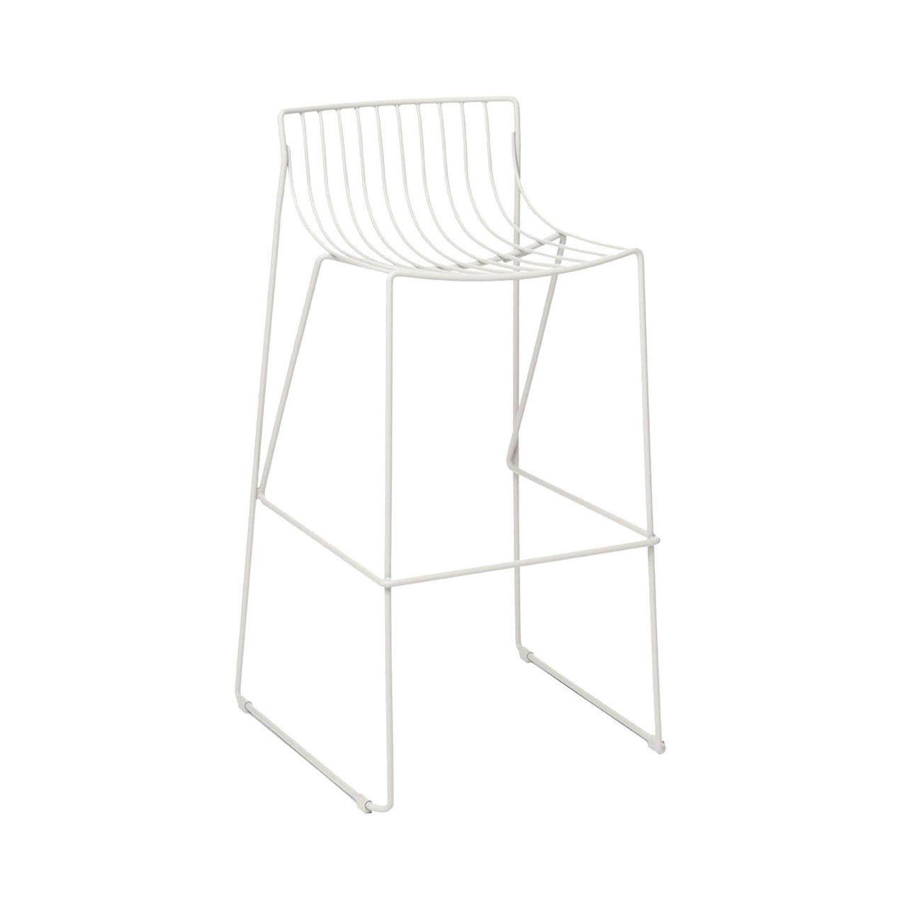 Tio Bar Stool: White