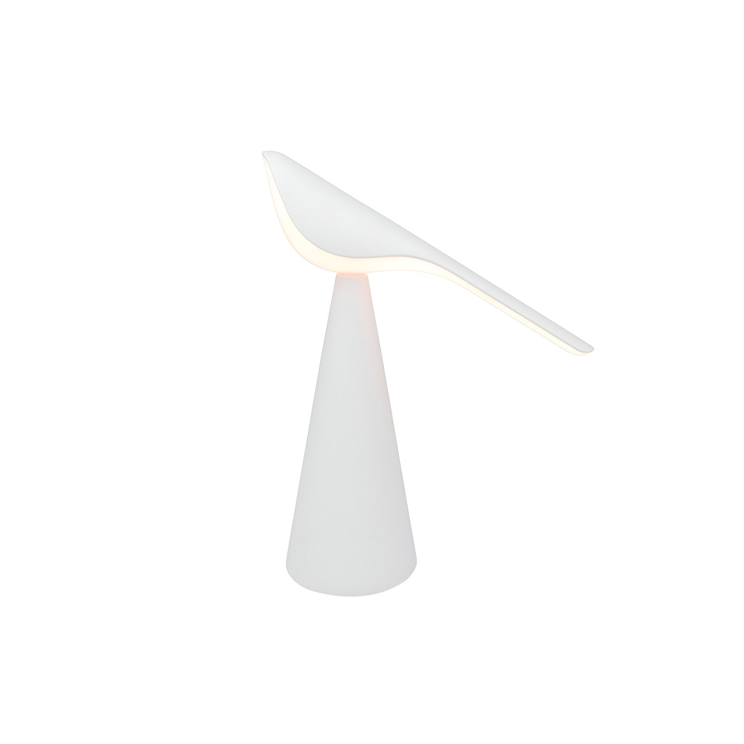 Tiki Table Lamp: White