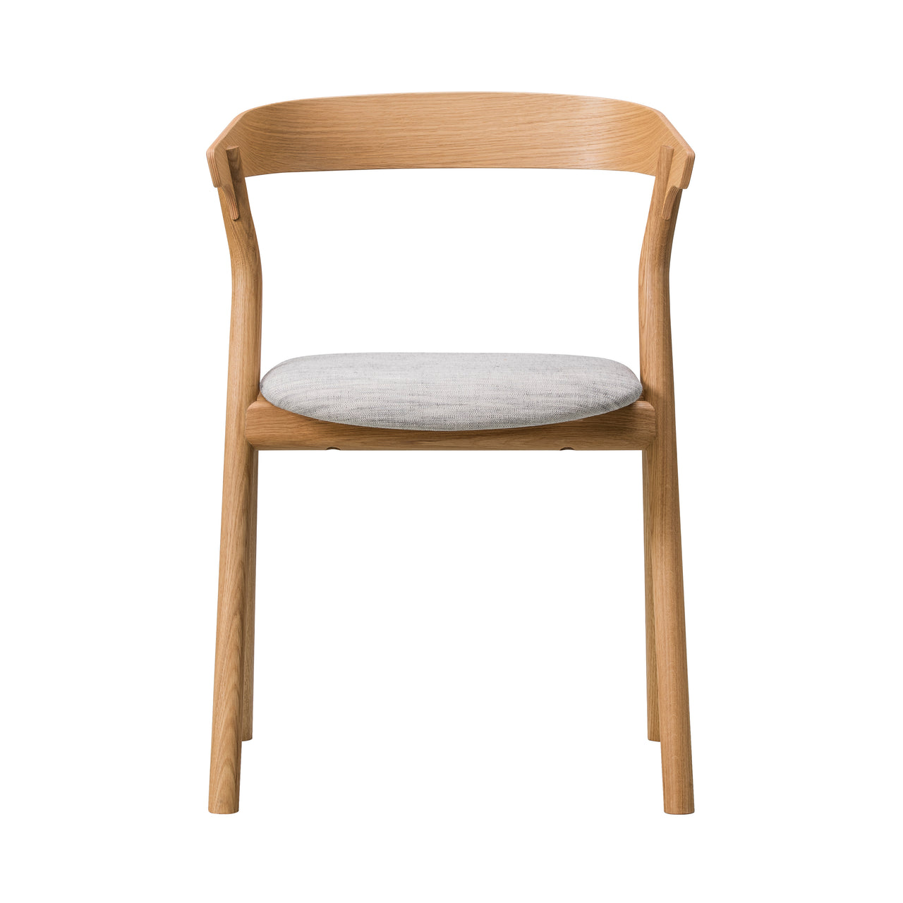 Yksi Chair: Seat Upholstered + Lacquered Oak