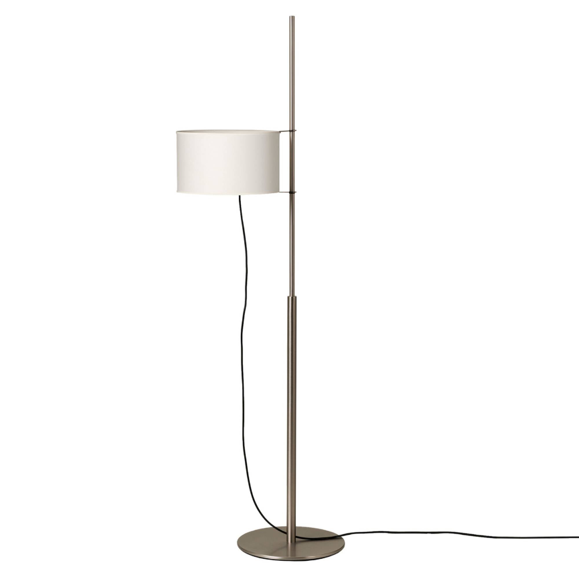 TMD Floor Lamp: Satin Nickel